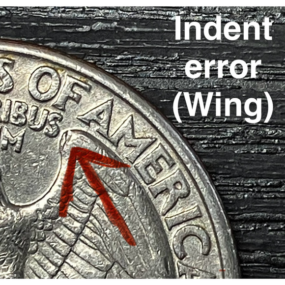 1994-D Washington Quarter RARE "A-M" Linking Error & Indent on Revers w/ Video - Picture 2 of 16